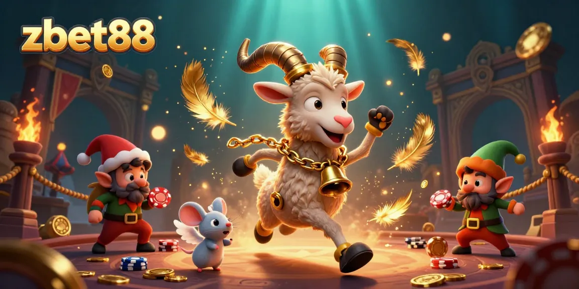 Engage in thrilling gameplay with zbet88, where Krampus, angel mouse, and elf gremlins create casino chaos.
