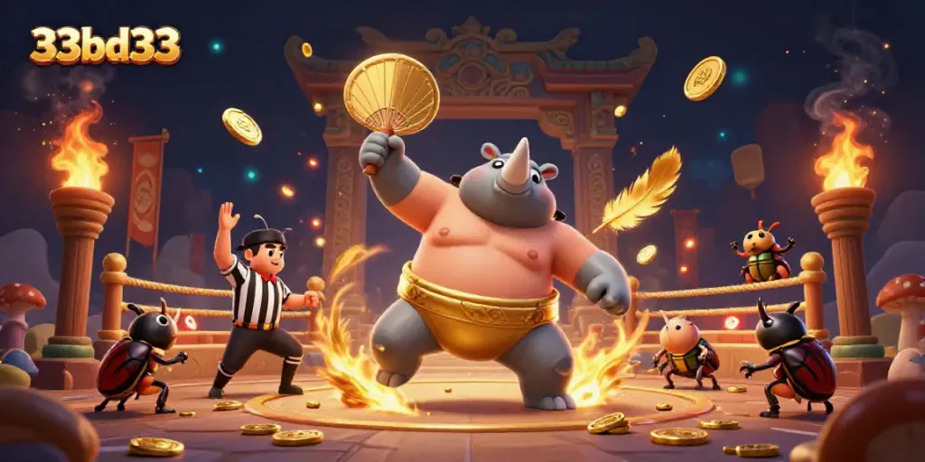 Engage in thrilling action with 33bd33 as a beetle champion dominates the casino scene.